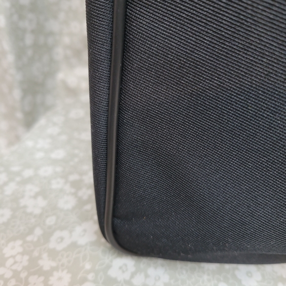 Calvin Klein Black Canvas Travel Bag, Luggage - Picture 4 of 12